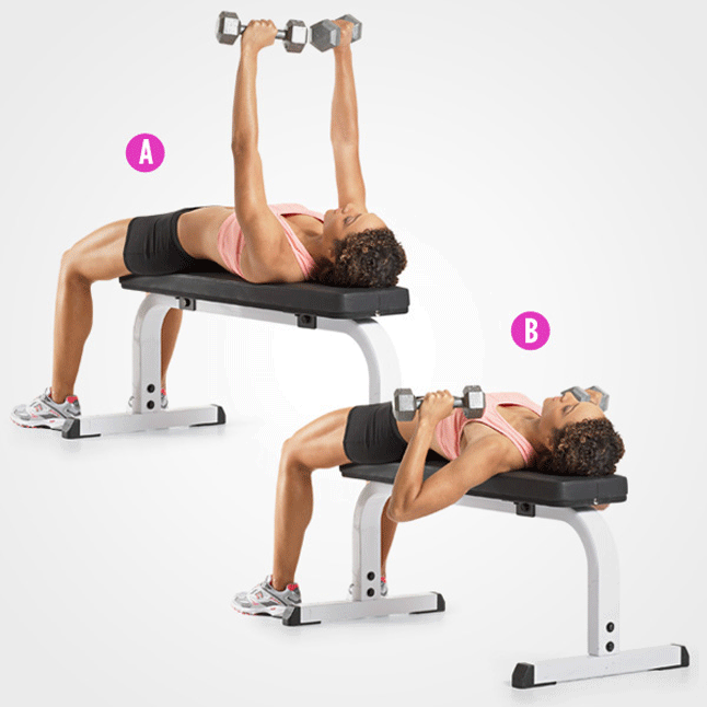 Dumbbell-bench-press