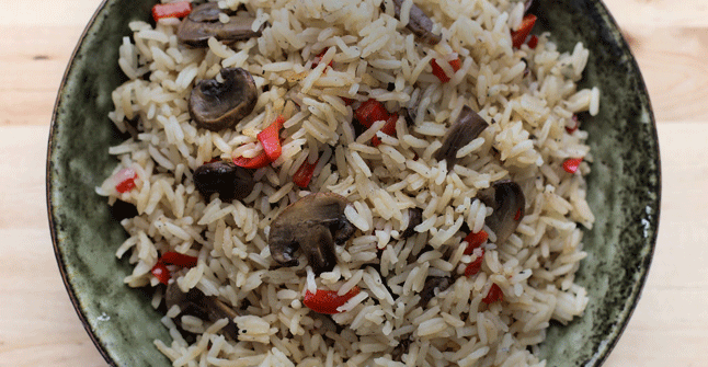 mushroom-rice