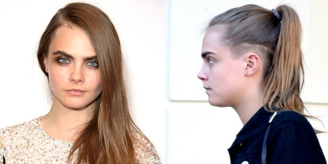 CARA DELEVINGNE sac degisimi 2