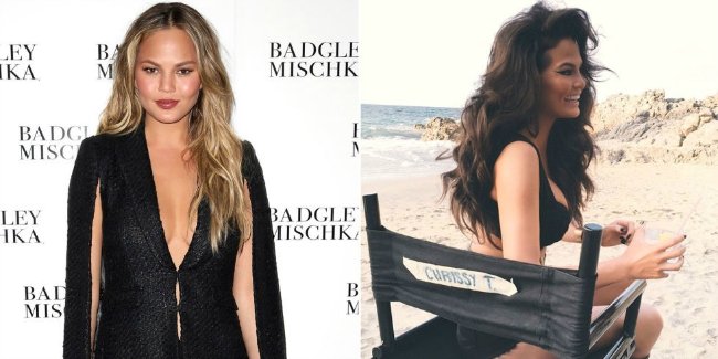 CHRISSY TEIGEN sac degisimi 2