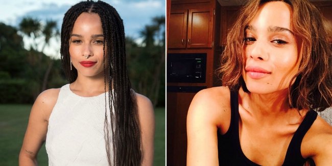 ZOE KRAVITZ sac degisimi