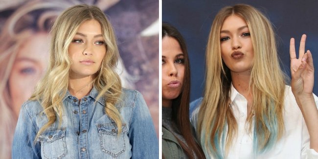 gigi hadid sac degisimi