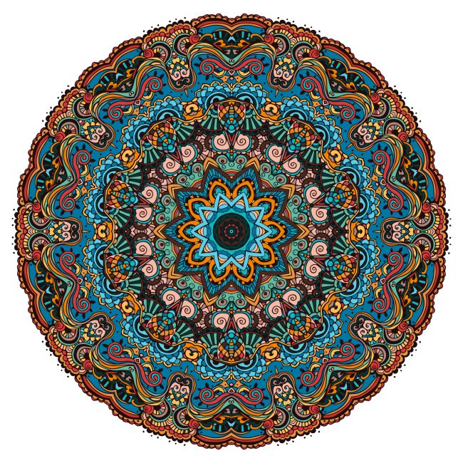 mandala boyama